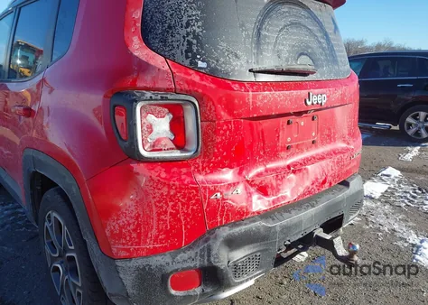 2016 Jeep Renegade Limited z USA, uszkodzony, nr VIN ZACCJBDT4GPD60628